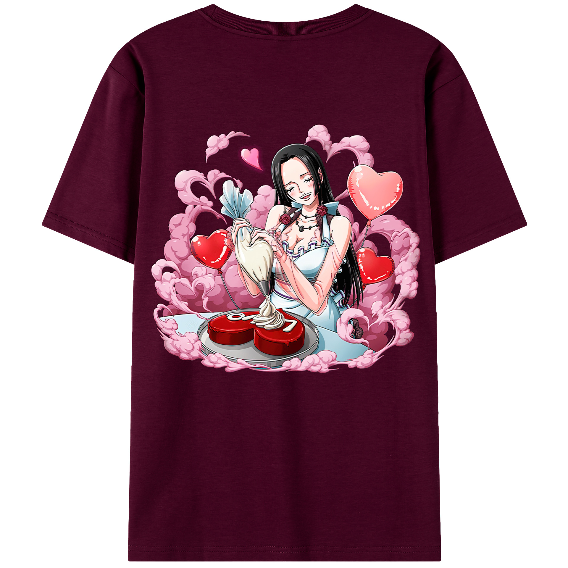 ワンピース ボア・ハンコック ONE PIECE Boa·Hancock レディース半袖Tシャツ(バックプリント)